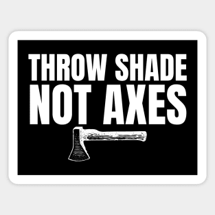 Axe Throwing Sticker